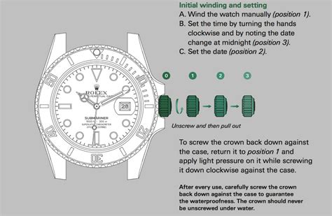 where you put your rolex watch|rolex watch time setting.